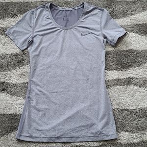 Nike Pro dry-fit grey tee (fitted) size Small